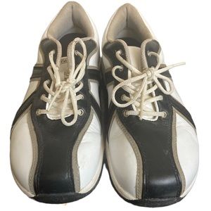 Bite womens lace up y-zone leather WS Strut Golf shoes with cleats 8 ortho sport